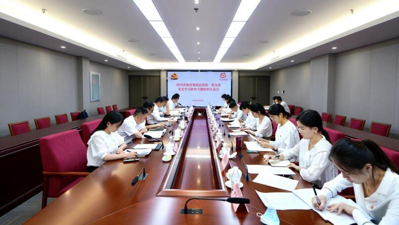 尊龙凯时集团党委书记、董事长任丁参加总部第一党支部党史学习教育专题组织生活会